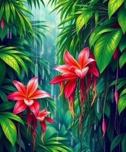 Monsoon Flora Paint Numbers