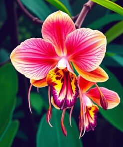 Tropical Orchid Paint Numbers