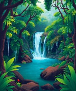 Jungle Trail Paint Numbers