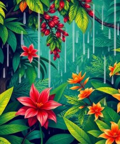 Jungle Earth Paint Numbers