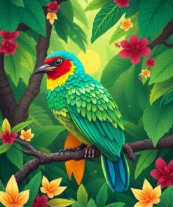 Bird Mystic Paint Numbers