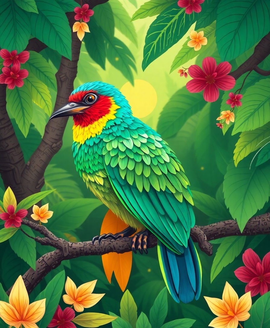 Bird Mystic Paint Numbers Bird Mystic Paint Numbers