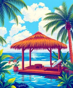 Cabana Winds Paint Numbers