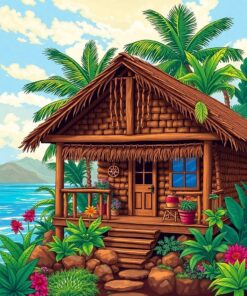 Cabin Winds Paint Numbers