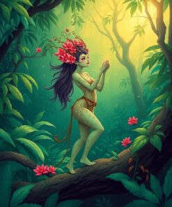 Forest Dryad Paint Numbers