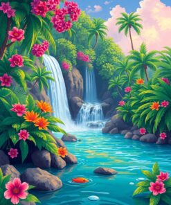 Tropical Cascades Paint Numbers