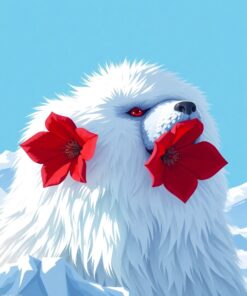 Crimson Bloom Paint Numbers