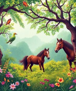 Lush Canopy Paint Numbers