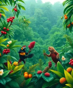 Wild Fruit Jungle Foragers Paint By Numbers