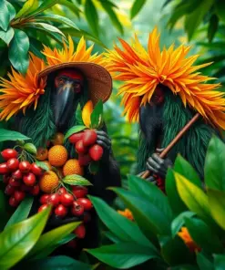 Wild Fruit Jungle Foragers Paint By Numbers