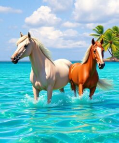 Tropical Waters Paint Numbers