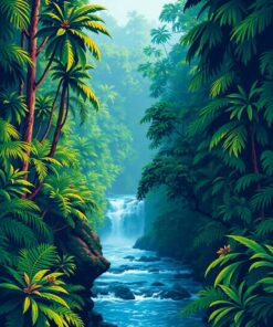 Rainforest Pursuit Paint Numbers