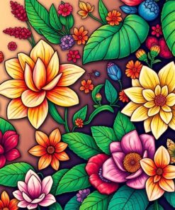 Celtic Blooms Paint Numbers