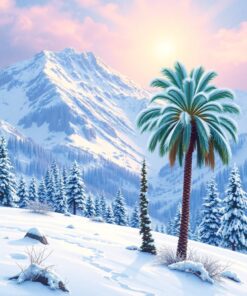 Palm Tree Paint Numbers