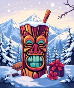 Tiki Glass Paint Numbers