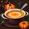 Winter Roasted Pumpkin Soup paint by numbers