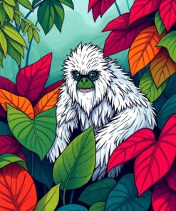 Monstera Leaves Paint Numbers