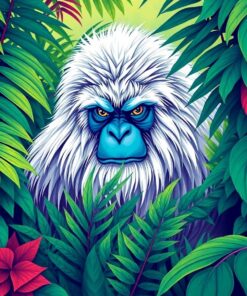 Tropical Ferns Paint Numbers