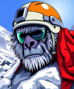 Footprint Helmet Paint Numbers