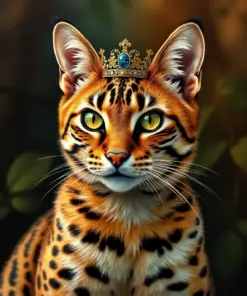 Antique Feline Sovereign Paint By Numbers