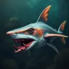 Antique Goblin Shark Profile Paint By Numbers