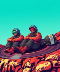 Aviators Resting On Wax Paint By Numbers