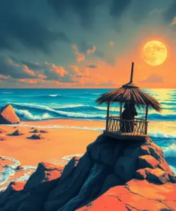 Bound Seaside Pulp Thriller Paint By Numbers