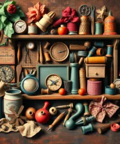 Gathered Vintage Island Notions Paint By Numbers