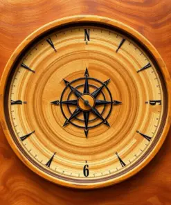Guiding Tropical Wood Dial Paint By Numbers