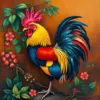 Havana Morning Rooster Paint By Numbers