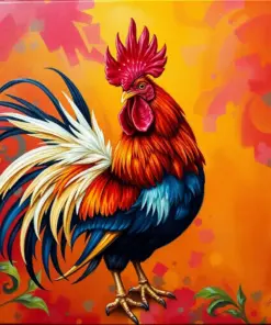 Havana Morning Rooster paint by numbers