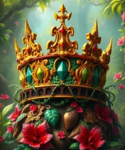 Jungle Crown Of Camelot Paint By Numbers
