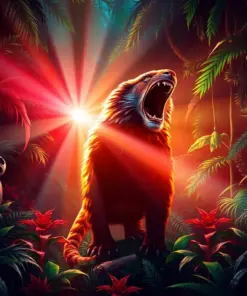 Jungle Matinee Light Ray Paint By Numbers