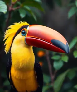 Keel Billed Toucan paint by numbers