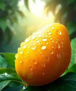 Morning Dew On Papayas Paint By Numbers