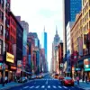 New York Manhattan Street Cities paint by numbers