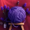 Purple Yarn Ball Paint by Numbers