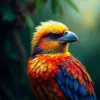 Realistic Australian Bird Portrait Paint By Numbers