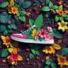 Realistic Botanical Sneaker Shadow Paint By Numbers