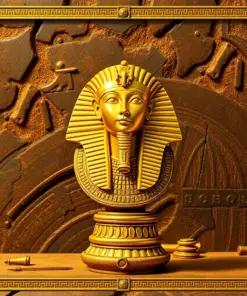 Realistic Golden Oasis Relic Paint By Numbers