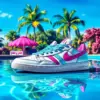 Realistic Miami Pool Footwear Paint By Numbers