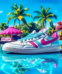 Realistic Miami Pool Footwear Paint By Numbers
