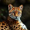 Realistic Ocelot paint by numbers