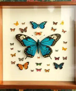 Realistic Wardian Butterfly Case Paint By Numbers