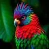 Resplendent Quetzal Portrait paint by numbers