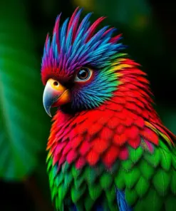 Resplendent Quetzal Portrait paint by numbers