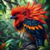 Rufous Tailed Jungle Hunter paint by numbers