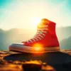 Sunlit Retro High Tops Paint By Numbers