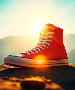 Sunlit Retro High Tops Paint By Numbers