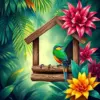Tropical Bird Shelter Paint By Numbers